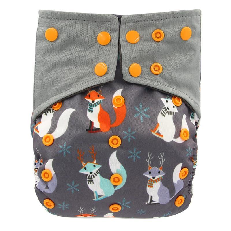All-In-One  Cloth Diaper for Baby Bamboo Charcoal Eco-friendly Baby Cloth Diaper