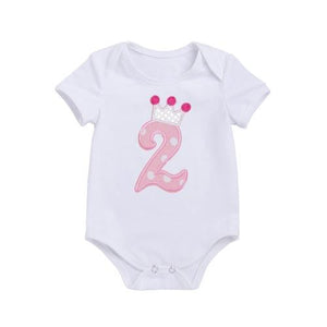 Baby Girls Cotton Rompers 1st Birthday Party Costumes Newborn Cotton Jumpsuit Infant For Girls