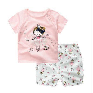Modern Baby Short Sleeve Clothing Set For Boys And Girls Cotton Underwear SuitSummer Pajamas for Kids