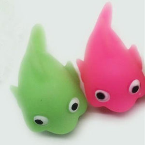 Baby Bath Flashing Light Toys Water Reaction Flashing Baby Bathroom Fish Toys LED Lamp for Toddler For Baby Shower Kids Toys
