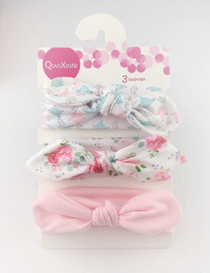 Baby Headband Flower Print Hair Wear for Newborn Baby Girl Headband for Little Girl Headbands Children Bow