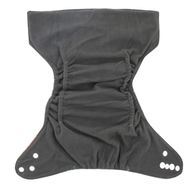 Modern Printed Bamboo Charcoal Inner Pocket Diaper For Baby Reusable Cloth Diaper Nappies With Double Leg Gusset In Modern Printed Design For Baby and Kids