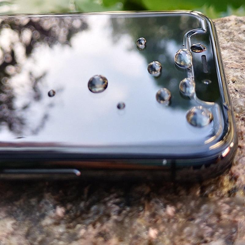 2PCS Super Big Arc Glass For iPhone 5S 12 Pro Max Mini 7 8 Plus SE 2022 Screen Protector Premium Oleophobic Coating Tempered glass Screen Protector, Premium Tempered Glass Easy Installation Frame Case-Friendly Tempered Glass Protector