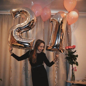 Elegant Luxury Helium Modern 32inch Luxury Ballon Number Foil Ballons For Party and Celebrations Modern Decoration for Celebration