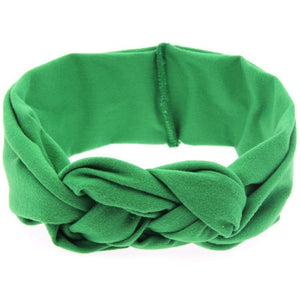 Modern Luxury Handmade Hair Band Headband Bow Hairbands Knot Kids Turban For Girls