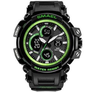 Orange Modern Sport  Waterproof 50M Men Watches With LED Digital Display In Military Armi Relogio Masculino Style
