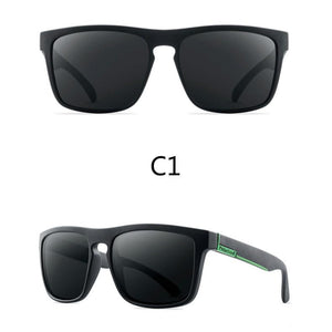 Men Polarized Sunglasses Vintage Anti-UV Driving Driver Black  Eyewear Rectangle Shades Men Oculos masculino