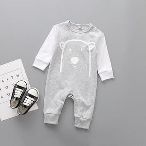 Fashion Trend Stevvex Cute Animals Spring Romper Newborn Baby Clothes Kids Long Sleeve Underwear Cotton Boys Clothes Romper For Kids