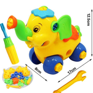 Early Learning Education Screw Nut Group Installed Plastic 3d Puzzle Disassembly Motorcycle Kids Toys for Children Jigsaw