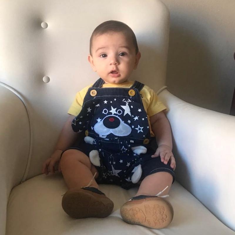 Modern Cartoon Baby Clothing Boys & Girls Jeans Overalls Shorts Toddler Infant Rompers For Kids In Fashion Deisgn