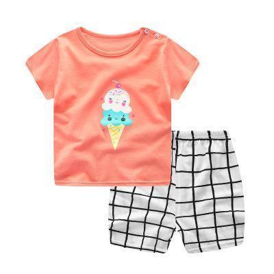Modern Baby Short Sleeve Clothing Set For Boys And Girls Cotton Underwear SuitSummer Pajamas for Kids