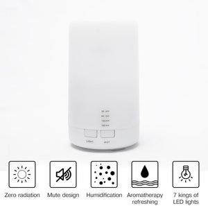 Mini Air Ultrasonic Humidifier USB Charging 5 Color Led Night Light Aromatherapy Essential Oil Aroma Diffuser For Home Car Office