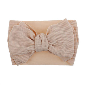 Baby Large Bow Girls Headband Big Bowknot Head wrap Kids Bow for Hair Cotton Infant Newborn Headbands For Baby