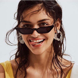 New Women Cateye Vintage Small Sunglasses Brand Designer Retro  Female Lady Eyeglass Cat Eye In Vintage Old Style
