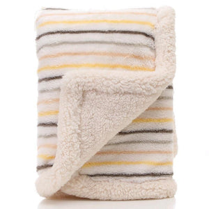 Baby Winter Blanket Newborn Baby Thicken Cotton Fleece Blankets for Infant Warm Soft Swaddle Envelope Blanket for Kids