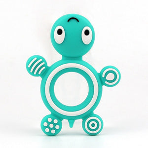 Baby Silicone Teethers BPA Free Teething Toy Animal Dog Koala Owl Elephant Baby Ring Teether Silicone Beads For Kids and Baby