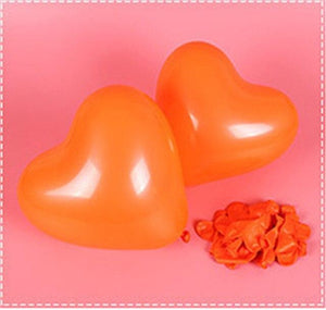 100Pc Red Pink Balloons 10Inch Love Heart Latex Balloons For Wedding Party and Celebration Helium Balloon Valentines Day Birthday Party Inflatable Balloons