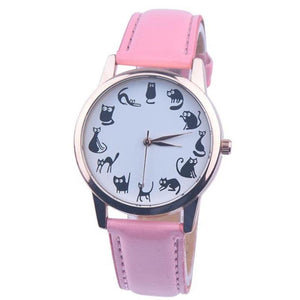 Women Cat Watch Classic Quartz Watch Casual Watch in 8 Colors For Women Ladies and Girls