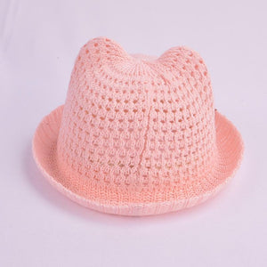 Modern Handmade Baby Hats For Children Bucket Cap Kids Toddler Sun Hat Hollow Mesh Caps Casual Beach Caps For Kids
