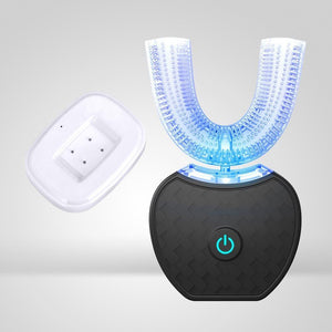 Teethbrush Whitening V-White 360° Ultrasonic Electric Toothbrush Sonic Toothbrush for Adults | 2021 Model | Rechargeable Portable Automatic LED light Infrared Protecting for Gums IPX7 Waterproof Hands Free