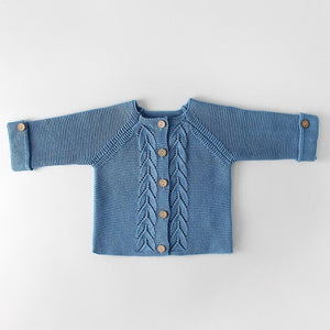 Modern Cotton Baby Girl Cardigan Clothes With knitted Outerwear & Coats for Infant Boys and Girls Romper Winter Jumpsuit