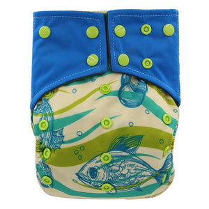 All-In-One  Cloth Diaper for Baby Bamboo Charcoal Eco-friendly Baby Cloth Diaper