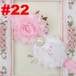 Handmade Flower Newborn Headwear Head Wrap Band Hairband Gift Toddlers For Baby Girls