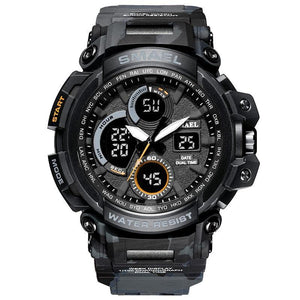 Army Green Modern Sport  Waterproof 50M Men Watches With LED Digital Display In Military Armi Relogio Masculino Style