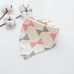 Cotton Cartoon Bandana Feeding Saliva Towel Waterproof Bibs For Baby Burp Accessory Adjustable Button Durable Baby Towels