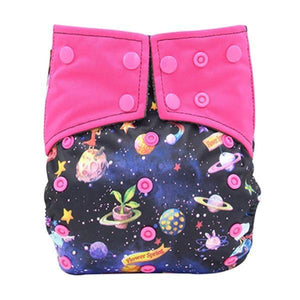 All-In-One  Cloth Diaper for Baby Bamboo Charcoal Eco-friendly Baby Cloth Diaper