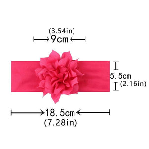 Modern Baby Headband Turban Flower Bow Newborn Baby Girl Headbands Elastic hairband For Girls Baby