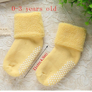 Cotton Newborn Baby Durable Anti Slip Floor Socks For Baby Boy And Baby Girl Perfect Baby Shower Gift