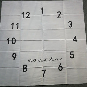 Cartoon Pattern  Baby Photo Props Background Blankets Play Mats Backdrop Cloth Calendar Photo Accessories Blanket For Baby