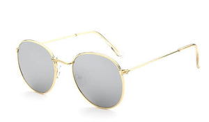 Famous  Retro Popular Oval Luxury Round Vintage Woman and Man Sunglasses  Brand Designer Oculos De Sol With UV400 protection