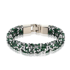New Modern Fashion Luxury Crystal Shiny Bracelet Amazing Copper Alloy Elegant Bracelet Valentine's Day For Women