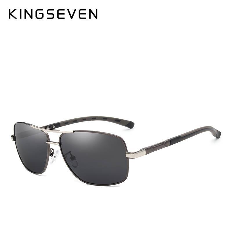 Brand Designer Men's Aluminum Magnesium Sun Glasses Polarized Mirror Lens Male Eyewear Sunglasses For Men
