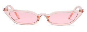 New Women Cateye Vintage Small Sunglasses Brand Designer Retro  Female Lady Eyeglass Cat Eye In Vintage Old Style