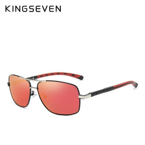 Brand Designer Men's Aluminum Magnesium Sun Glasses Polarized Mirror Lens Male Eyewear Sunglasses For Men