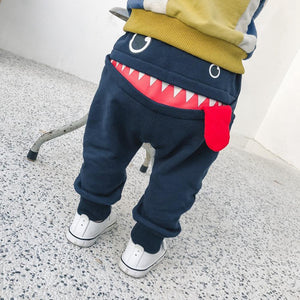 Modern Casual Toddler Boys and Girls Cute Big Mouth Trousers pants Clothes For Any Occasions