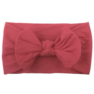 Cute Baby Girl Headbands Knitted Newborn Baby Bows Haiband Turban Head Warm head band