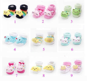 Cotton Baby Socks Rubber Anti Slip Boy Girl Floor Kids Toddlers Autumn Spring Cartoon Infant Newborn Sock