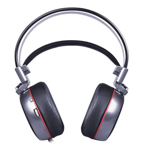 STEVVEX N43 Stereo Gaming Headset 7.1 Virtual Surround Bass Gaming Earphone Headphone with Mic LED Light for Computer PC Gamer (N43)