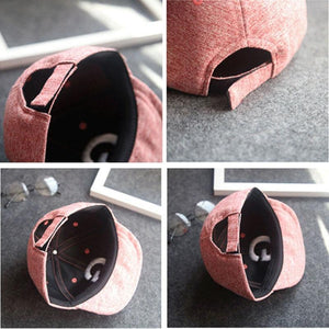 Cotton Baby Adjustable Letter Baseball Caps For Boys & Girl Hats Children Snapback Hip-Hop Sun Hat In Modern Style
