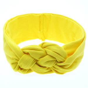 Modern Luxury Handmade Hair Band Headband Bow Hairbands Knot Kids Turban For Girls