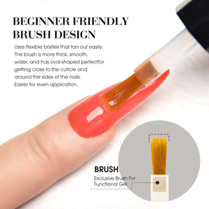 CANNI Green Gel Nail Polish, 1Pcs Pastel Lime Sage Light Green Gel Polish Bringt Mint Green Color Nail Polish Gel High Gloss Soak Off U V Gel Nail French Nail Manicure Salon DIY