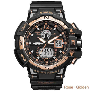Modern Sport Watch For Men and Woman With LED Digital Quartz Display Men's Top Brand Luxury Digital-watch Relogio Masculino In Army Military Popular Design Waterproof 50M