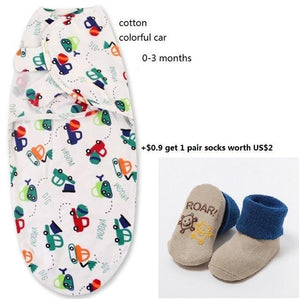 100% Cotton Baby Swaddle Wrap Blanket Newborn Infants Baby Envelop Sleep Bag Sleepsacks For Girls