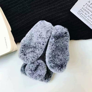 Comfortable Bunny Funny Women Phone Cover For iPhone 12 mini 11 Pro Max Hairy Cute Rabbit Animal Case For iPhone XS MAX XR Soft Lightweight Phone Cover Girl Gifts