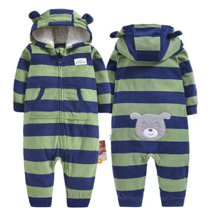 Modern Infant Baby Rompers Coral Fleece Animal Overall Baby Halloween Xmas Costume Clothes Baby jumpsuit Romper For Kids