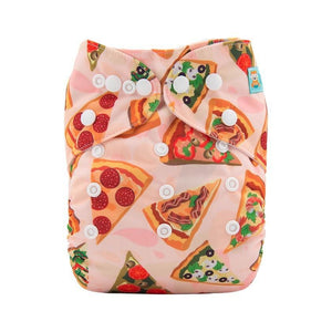 Baby One Size Fits All Reusable Baby Cloth Diaper with  Microfiber Insert Diaper For Baby Boys and Baby Girls In Modern New Printed Design